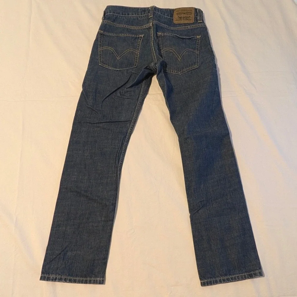 Levis 511 Skinny Jeans Mens 31x30 Dark Wash Blue Denim 100% Cotton